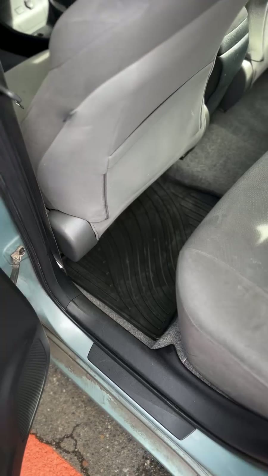 Rear cabin, Toyota Prius